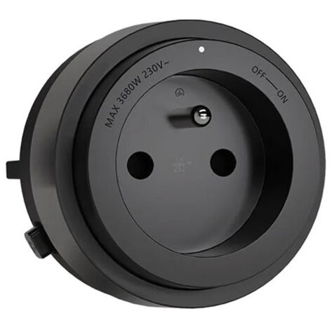 GONEO Adaptateur 230V Noir - Pour GONEO Rail de prise électrique