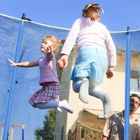 Housse de trampoline 12 pièces, ensemble de remplacement de poteau de trampoline, protecteurs de trampoline d'extérieur pour enfants et famille