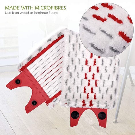 Compatible avec Vileda UltraMax/UltraMaT Poignée de rechange Tête de vadrouille plate Accessoires de chiffon de vadrouille