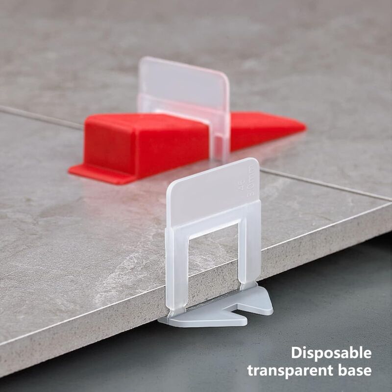 100 Chevilles Nivellement Carrelage - Système Pose Carreaux Réutilisable