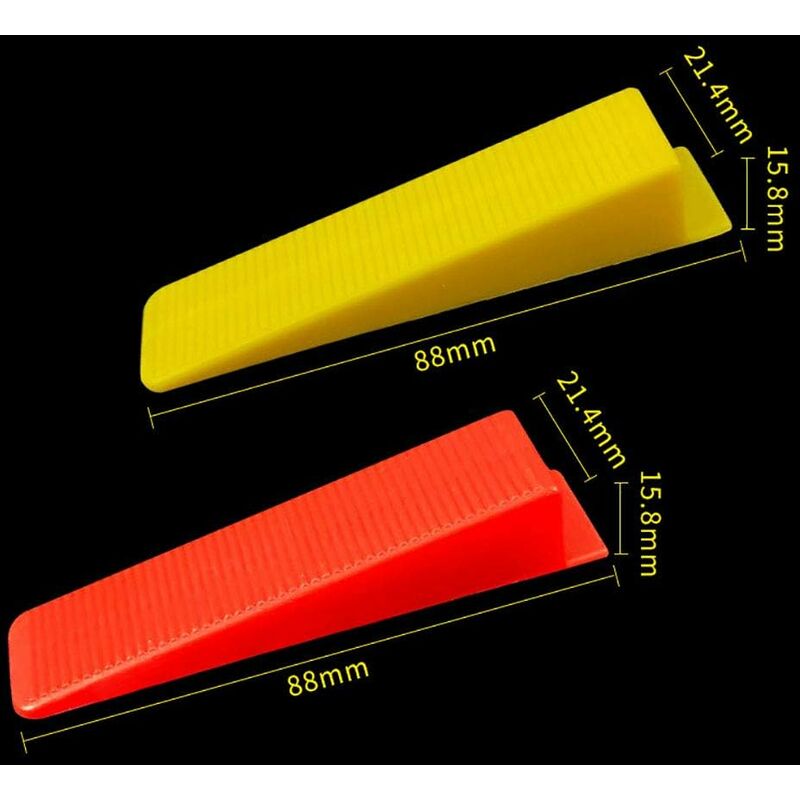 Languettes Croisillons pour Joints de 2 mm Épaisseur de Carrelage de  12-20mm, 100 Pièces - Pour Système de Nivellement des Cale[61] - Cdiscount  Bricolage
