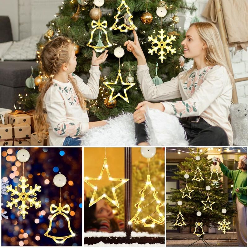 Novelty Lights Style Vintage T5 Lumières de Noël LED Blanc Chaud, Guirlande Verte de 70 Mini Ampoules, Éclairage Intérieur/extérieur pour Arbre, 35
