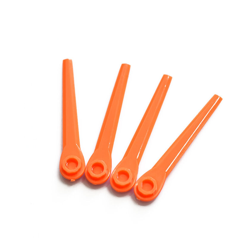 Lames De Rechange Pour Débroussailleuse - Lot De 60 En Plastique - 14cm De Long - Trou 5mm - Compatible Gardena - 10