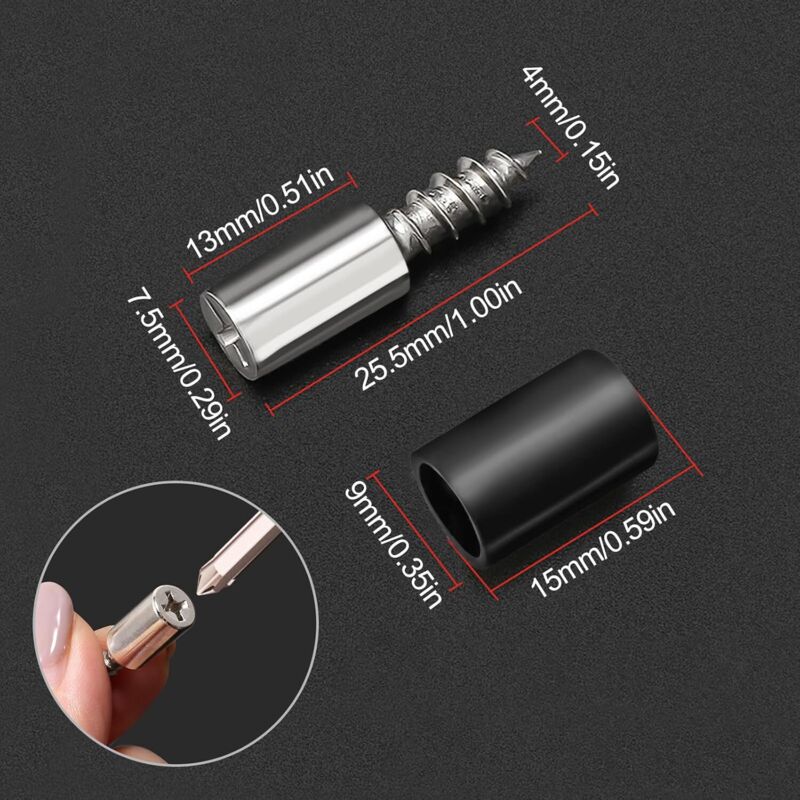 Lntyq 50 Pièces Vis Autotaraudeuses Support,Consoles Pour Etagères,Self