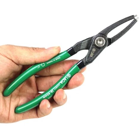 Jeu De 4 Pinces Circlips 180mm Droite/coudée 90° Interne/Externe En Acier Au Carbone CROWN | CPHPL-CPXA4