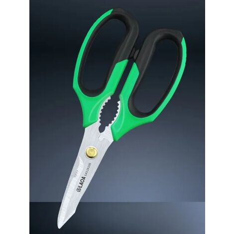 LAOA – ciseaux ménagers en acier inoxydable, ciseaux multiples pour la cuisine, outil de sertissage, outils manuels de coupe de fil (1/5)