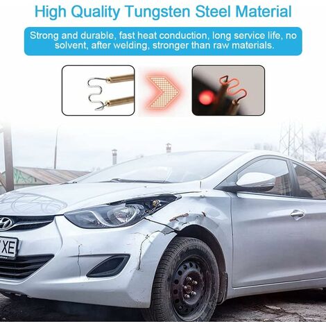 500 Agrafes à Souder Plastique 0.8mm - Acier Tungstène Pour Réparation Carrosserie | Soudure Plastique Auto