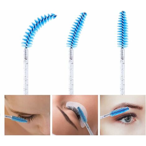 10 Pièces Tube À Essai Brosse À Mascara Tubes À Essai En Plastique