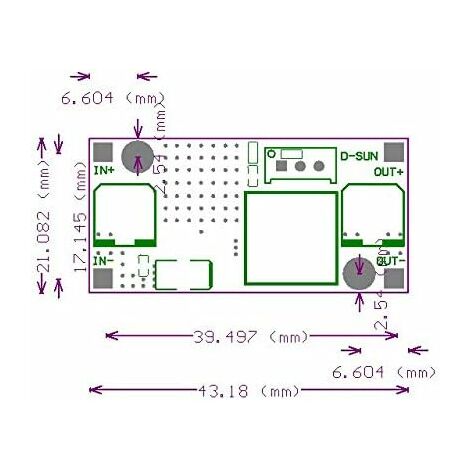 Module Convertisseur Abaisseur DC-DC LM2596 Réglable | 3.2-35V Vers 1.25-34V, 2A Max – Pour Projets électroniques, Solaire, DIY