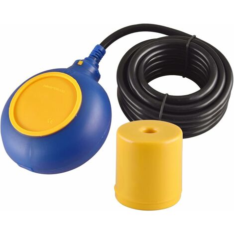 Interrupteur à Flotteur 10m Câble - Pompe Submersible Niveau Eau Fosse Septique