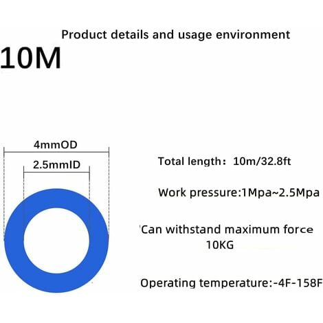 QWORK 6 Pcs Embout Compresseur Air, 8mm Raccord Pneumatique Rapide Mâle  Femelle (SH20+PH20)