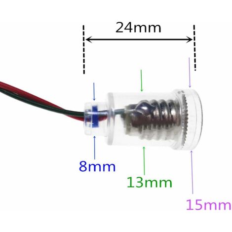 Lot de 40 douilles de lampe E14 en plastique pour chandelier, base LED