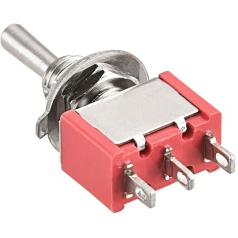 Aihasd 10PCS Mini Interrupteur à Bascule Unipolaire MTS-102