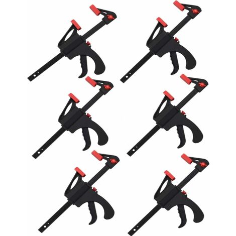 Lot De 6 Pinces De Serrage Kroftools (droites Et Coudées) - Neuves Pour Tuyaux