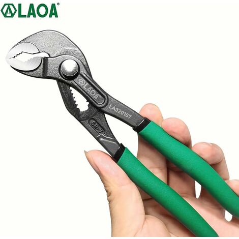 LAOA – pince de pompe à eau de 7 pouces, rainure à machoire droite, clé de plomberie à dégagement rapide, clé universelle, jeu de pinces à Joint réglable (1/5)