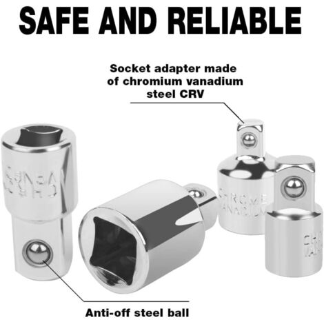 Adaptateur De Cliquet À Douille Pour Clé À Cliquet, Convertisseur 1-4