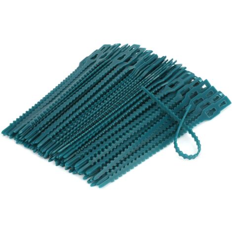 Attaches de Jardin Réglable lot de 40, Lien pour végétaux, Liens de Serrage en Plastique de Plantes pour Aider à Souteni, 23 cm (1/4)