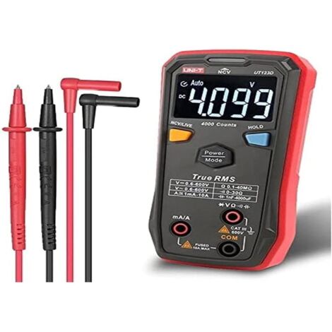 Digital Smart Multimeter UT123D True RMS EBTN Display DC AC Voltage Current Tester Capacitance Meter Measuring Instruments (1/2)
