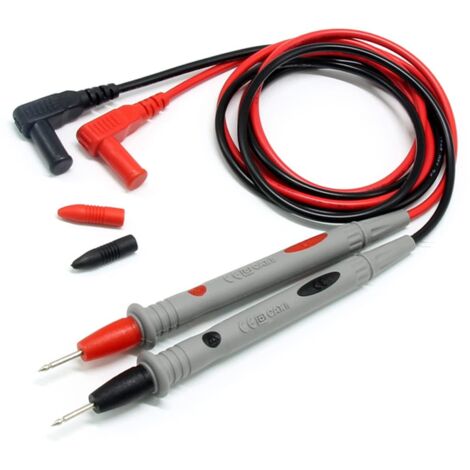Fils de test multimètre fiche banane, 1000 V 10 A sondes de test multimètre numérique pour multimètre accessoires de multimètre de test électronique (1/5)