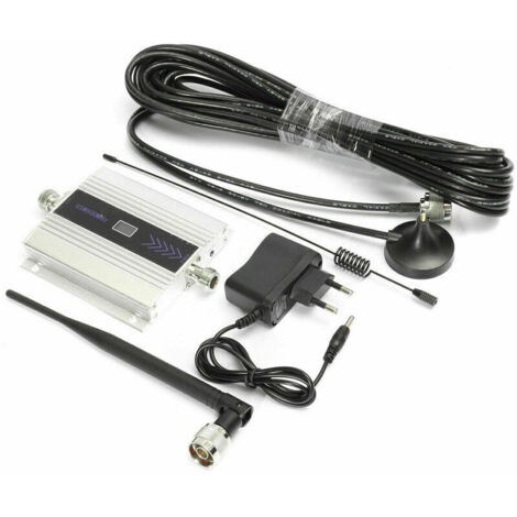 Amplificateur de Signal GSM 900MHz Répéteur 2G 3G 4G Amplificateur Cellulaire LTE DCS 1800 2100 Pour Téléphone Portable - UE (1/3)