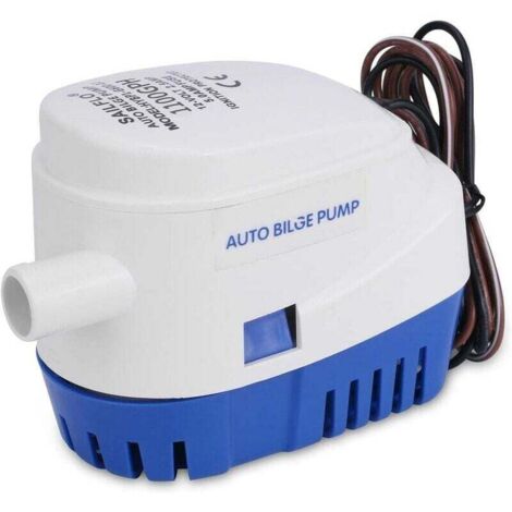 Pom12V 750Gph Pompe de cale automatique submersible marine tout-en-un Pompe de cale automatique submersible marine tout-en-un 750GPH (1/5)
