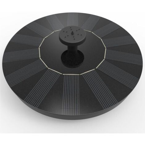 Fontaine de jardin, Solatec Fontaine Solaire Pompe à énergie Solaire 1,4 W - Pompe Submersible pour Bassin, Piscine, Jardin, Aquarium.,AAFGVC (1/5)