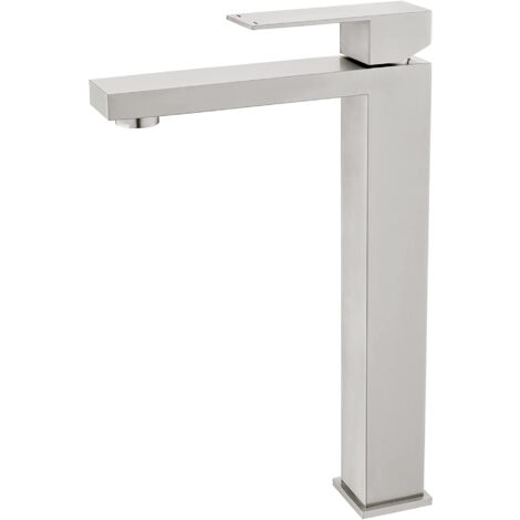 Robinet Lavabo doré Cascade,Mitigeur Salle Bain Cascade avec bec Hauteur Mitigeur Lavabo Cascade Chaude et Froide Réglable Robinet Salle Bain en Inox (1/5)