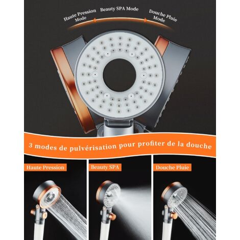 TSLRSA Filtre Pommeau de Douche - 8 Pcs Filtre Douche en Coton PP de