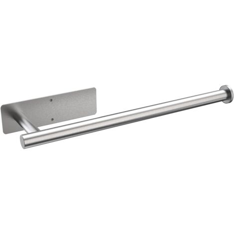 LAOA M34055A, Dderouleur Essuie Tout Murale, Acier Inoxydable, Installation Colle/Perçage 3M, Adapté à La Cuisine Et à La Salle de Bain, Gris (1/5)