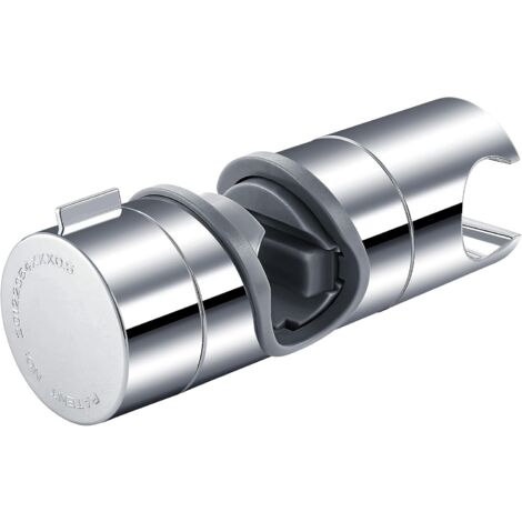 LAOA 360° Support de Douche - à Main Réglable, Support de Pommeau de Douche à Circonférence 19-25mm, ABS Chromé pour Salle de Bain (1/5)