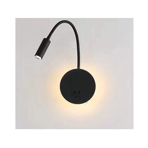 Mjsdjof Applique Murale LED 3W, Lampe De Lecture De Chevet Avec