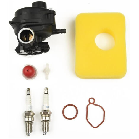 Okwish – Carburateur pour moteurs Briggs & Stratton 125cc et 140cc – Installation facile – Matériau ABS – Accessoires inclus : joint, filtre, bougies (1/4)