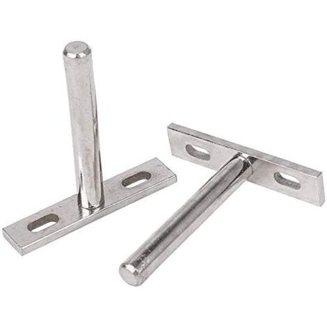 LAOA 6Pcs 10mm Supports Étagères Flottante Invisibles Fixation Cachée Étagères en Métal Support Mural Pour Tablette Murale Bricolage (1/5)