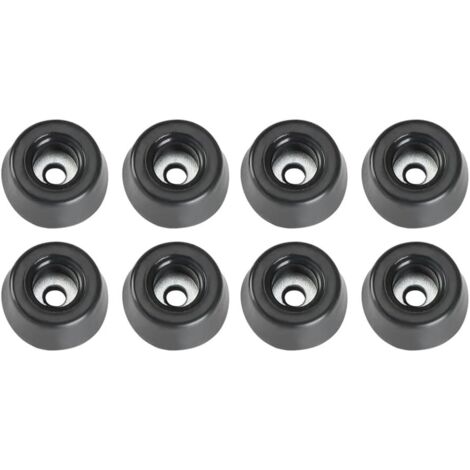 LAOA Hardware 4903 M8 AH - Lot de 8 pied caoutchouc 20 x 9 mm en sachet (1/4)