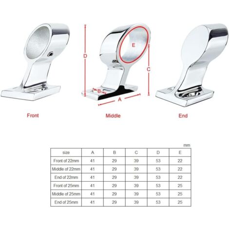Main Courante De Bateau Qiilu 20 Cm En Acier Inoxydable 316 - Poignée Marine Robuste Pour Yacht Et Salle De Bain