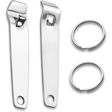 LAOA 2 Pièces Ouvre-bouteille de Bière Portable, Mini Ouvre-bouteille, pour la Maison Cuisine Bar Camping, pour Oral Liquide Bière Flacon Ustensile de Cuisine Bouchon (1/4)