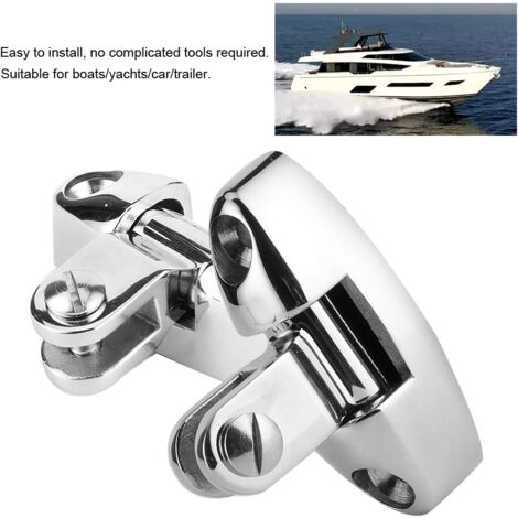 Charnière De Pont Bimini En Inox 316 - Rotation 180° - Pour Bateau, Yacht, Voiture, Remorque - 9