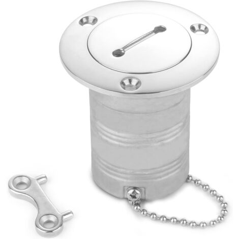 LAOA Carburan Eau gaz Bouchon Yacht Acier Essence Pont Remplissage Bateau réservoir Marine INOX Remplissage Bateaux Caravane SUS316 (1/5)