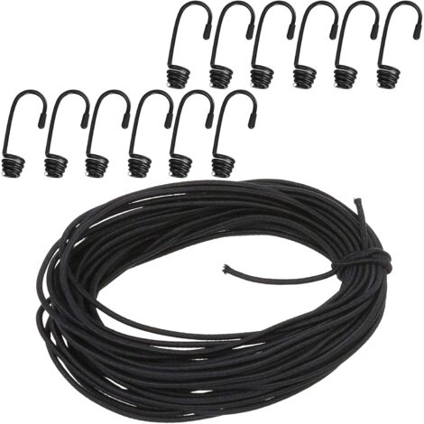 Habby Tendeur en Caoutchouc pour bâches, Corde expansière, Corde en