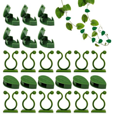Plantes Grimpantes, 60 Pcs Clips de Plantes pour Plantes Grimpantes Décoration Murale (1/5)