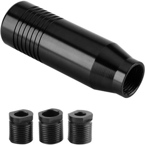 Pommeau Levier Vitesse, Gear Shift Knob, Gear Shift Head, Gear Knob, Gear Pommeau de Levier, Levier de Vitesse de Voiture, Levier de Vitesse Universel, Avec 3 Adaptateurs, Pour Automobile Manuelle (1/5)