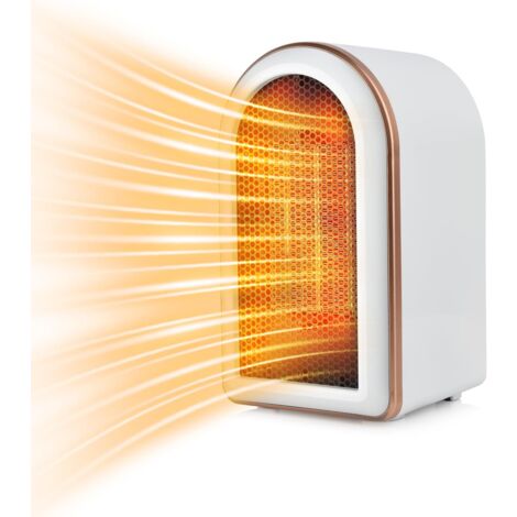 LAOA Chauffage d'espace électrique, Chauffage en céramique PTC 1200 W avec Thermostat, radiateurs soufflants pour la Maison à Faible consommation d'énergie, Protection Contre Le basculement (1/5)