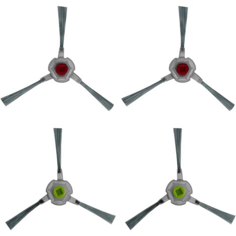 Pièces de rechange 4 brosses latérales, compatibles avec les accessoires de remplacement pour aspirateur robot AIRROBO P20 P30 (1/5)