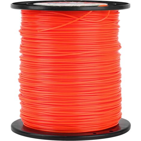 0.95 Weed Eater String, ligne de tondeuse de 5 livres pour Echo Weed Whacker/Trimmer Line Spool - 1280ft Heavy Duty Twist Commerical String Trimmer Line (Orange) (1/5)