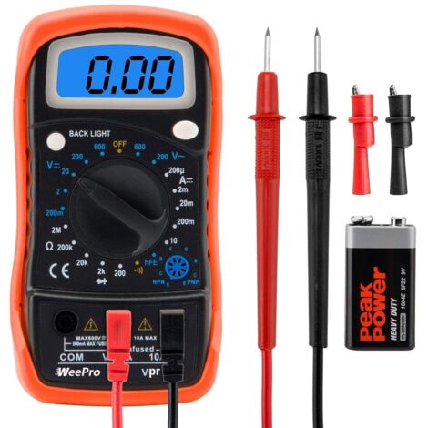 Multimètre numérique xl830l portable haute précision affichage numérique universel bande rétro - éclairage électricien Multi - fonction instrument, DOLASO (1/5)