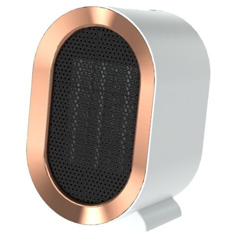 1200W radiateur soufflant ménage bureau silencieux PTC chaleur rapide chauffage chambre sûr et économie d'énergie-Blanc (1/5)