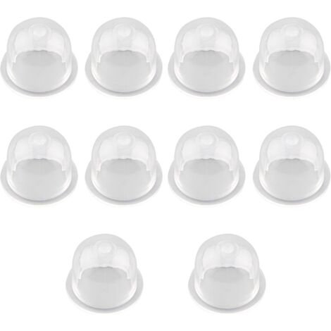 10 Pcs Pompe d'Amorçage Pompe Ampoule, Carburateur Remplacer, Tondeuse à La Tronçonneuse Pompe à Essence Carburateur Pompe Universelle en Plastique Poire Piston Accessoires,DOLASO (1/5)