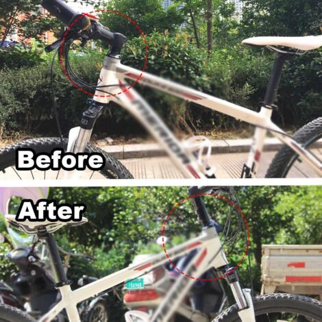 Potence De Guidon Rehausseuse Pour Vélo - Alliage Aluminium 6061, Réglable - Pour VTT, Vélo De Route, Montage Facile