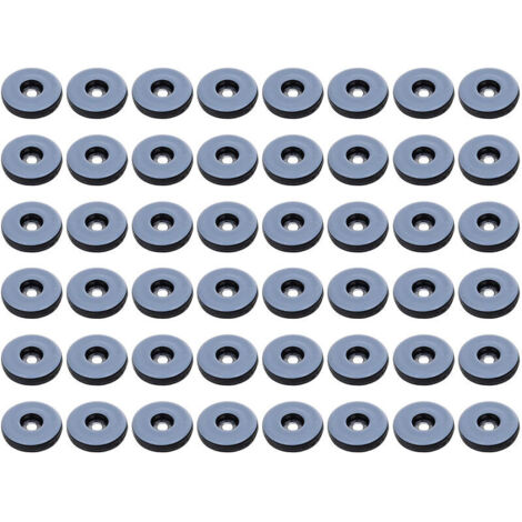 Patins Meubles,Lot de 48 patins de meubles ronds en téflon,Anti-vibration Patins Glisseurs pour Meubles,(Ronde) GROOFOO- 19 mm (1/4)