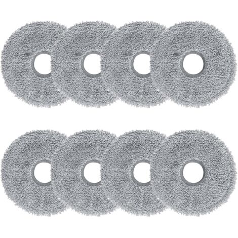 Tampons de rechange pour aspirateur robot Dreame L10 Ultra / L10S Pro / L10S Ultra / L10S Pro Ultra Heat / L10 Prime / L20 Ultra / L20 Ultra Complete / X40 Ultra / X30 Ultra (lot de 8) (1/5)